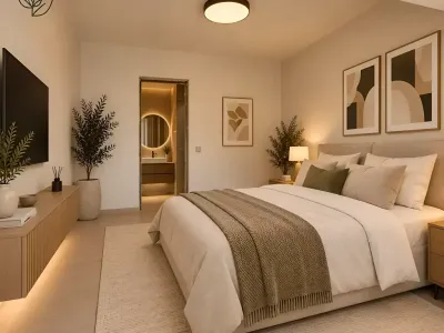 dormitor modern spațios apartament vanzare-cumparare Sector 2, București